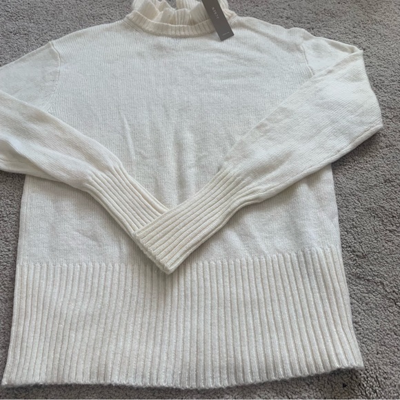 J.Crew Ruffle Neck Detail Wool Blend Sweater - Picture 8 of 8